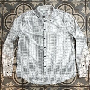 Paper Denim & Cloth White and Black Patterned Shirt